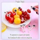 Little B House Animal Fruit Picks Forks Mini Cartoon Toothpick for Cake Dessert Garpu Bento - KW36