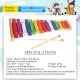 Little B House 15 Note Multi-Colored Bars Xylophone Wooden Mallets for Kids Musical Toy Alat Music - BT204