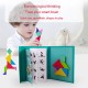 Little B House Magnetic Jigsaw Puzzle Tangram Montessori IQ Teaser Blocks Mainan Tangram Teka Teki - BT93