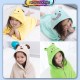 Little B House Hooded Bathrobe Soft Infant Newborn Baby Blanket Cartoon Towel Tuala mandi Kanak Kanak - BA16