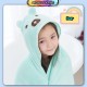 Little B House Hooded Bathrobe Soft Infant Newborn Baby Blanket Cartoon Towel Tuala mandi Kanak Kanak - BA16