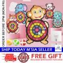 Little B House Animal Dart Board Set Sticky Ball Sucker Dart Toys Family Sport Party Game Mainan Dart - BT306