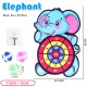 Little B House Animal Dart Board Set Sticky Ball Sucker Dart Toys Family Sport Party Game Mainan Dart - BT306