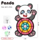 Little B House Animal Dart Board Set Sticky Ball Sucker Dart Toys Family Sport Party Game Mainan Dart - BT306
