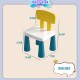 Little B House Large Kids Multifunction Table Building Blocks Compatible Lego Duplo Block Meja Lego Dulpo - BT179