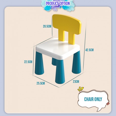 Little B House Large Kids Multifunction Table Building Blocks Compatible Lego Duplo Block Meja Lego Dulpo - BT179