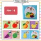 Little B House Baby Cloth Book Early Education Toy English Education Soft Book 宝宝布书 Buku Kain - BKM02