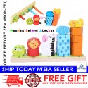 Little B House Digital Cognitive Shape Colorful Animals Sorter Counting Montessori Toy Mainan Pendidikan - BT137