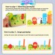Little B House Digital Cognitive Shape Colorful Animals Sorter Counting Montessori Toy Mainan Pendidikan - BT137