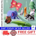 Little B House DIY 3D Origami Paper Art Casual Learning Educational Montessori Craft Toy Mainan Seni - BT54