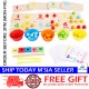 Little B House Wooden Play Toy Clip Beads Arithmetic Multifunctional Game Mainan Matematik - BKM31