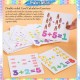 Little B House Wooden Play Toy Clip Beads Arithmetic Multifunctional Game Mainan Matematik - BKM31