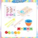Little B House Wooden Play Toy Clip Beads Arithmetic Multifunctional Game Mainan Matematik - BKM31