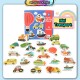 Little B House Large Wooden Puzzle Jigsaw Fruits Transport Animals Educational Toys 大块拼图 Puzzle Besar - BT200