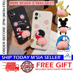 Little B House 3D Cartoon Sticker Soft Silicone Car Door Anti Scratch Phone Stickers Sticker Silikon Comel - BT314
