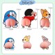 Little B House 3D Cartoon Sticker Soft Silicone Car Door Anti Scratch Phone Stickers Sticker Silikon Comel - BT314