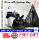 Little B House 50Pcs Disposable Garbage Bag Black Plastics Trash Organizer Bag Storage Bag Beg Sampah - SO11