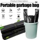 Little B House 50Pcs Disposable Garbage Bag Black Plastics Trash Organizer Bag Storage Bag Beg Sampah - SO11