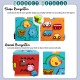 Little B House Baby Multi-Functional Intelligence Box Blocks Activity Sorter Box Mainan Montessori - BT201