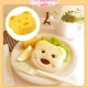 Little B House Bear Shape Sandwich Mold Maker DIY Cutter Stamp Mold Bento Accessories Acuan Sandwic - KW08