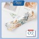 Little B House Hair Square Retro Graffiti Bangs Clip Bowknot Multicolor Cloth Magic Clip Aksesori Rambut - H56