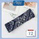 Little B House Hair Square Retro Graffiti Bangs Clip Bowknot Multicolor Cloth Magic Clip Aksesori Rambut - H56