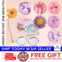 Little B House Round Pocket Mirror Makeup Mini Cartoon Mirror Cosmetic Round Mirror Cermin Kecil - MU09