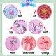 Little B House Round Pocket Mirror Makeup Mini Cartoon Mirror Cosmetic Round Mirror Cermin Kecil - MU09