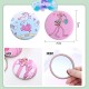 Little B House Round Pocket Mirror Makeup Mini Cartoon Mirror Cosmetic Round Mirror Cermin Kecil - MU09