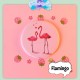 Little B House Round Pocket Mirror Makeup Mini Cartoon Mirror Cosmetic Round Mirror Cermin Kecil - MU09