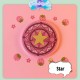Little B House Round Pocket Mirror Makeup Mini Cartoon Mirror Cosmetic Round Mirror Cermin Kecil - MU09