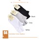 Little B House Man Low Ankle Socks Breathable Sports Socks Solid Color Stokin Lelaki - SK01