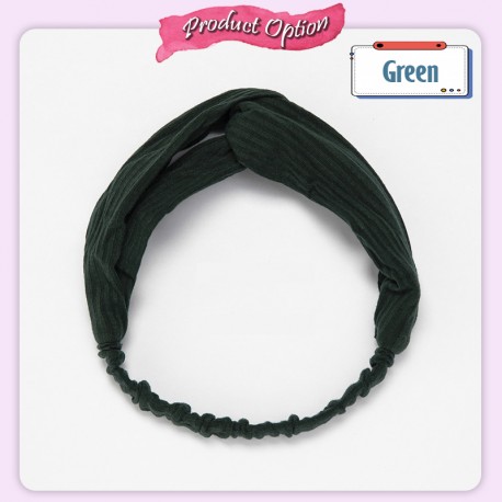 Little B House Headdress Cross-Hair Bands Elastic Hairband Wash Face Headband Cekak Rambut - H57