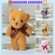 Little B House Teddy Mini Bear Keychain Soft Toy Plush Cute Small Size Bear Stuffed Toy Beruang Mini - BT335