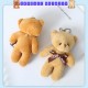 Little B House Teddy Mini Bear Keychain Soft Toy Plush Cute Small Size Bear Stuffed Toy Beruang Mini - BT335