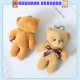 Little B House Teddy Mini Bear Keychain Soft Toy Plush Cute Small Size Bear Stuffed Toy 小熊钥匙扣 Beruang Mini - BT335