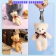 Little B House Teddy Mini Bear Keychain Soft Toy Plush Cute Small Size Bear Stuffed Toy Beruang Mini - BT335