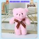 Little B House Teddy Mini Bear Keychain Soft Toy Plush Cute Small Size Bear Stuffed Toy Beruang Mini - BT335