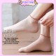 Little B House Korean Curling Smiley Socks Women Soft Breathable Ankle Socks Stokin Perempuan - SK10