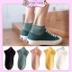 Little B House Korean Curling Smiley Socks Women Soft Breathable Ankle Socks Stokin Perempuan - SK10