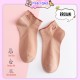 Little B House Korean Curling Smiley Socks Women Soft Breathable Ankle Socks Stokin Perempuan - SK10