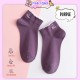 Little B House Korean Curling Smiley Socks Women Soft Breathable Ankle Socks Stokin Perempuan - SK10