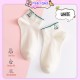 Little B House Korean Curling Smiley Socks Women Soft Breathable Ankle Socks Stokin Perempuan - SK10