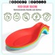 Little B House Silicone Spoon Rest Food Grade Utensil Rest Spatula Mixer Pad Mat Holder Alas Sudu - KW47