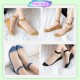 Little B House Korean Socks Daisy Flower Ankle Socks Ultra-thin Transparent Fiber Silk Socks Stokin Daisy - SK11