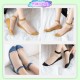 Little B House Korean Socks Daisy Flower Ankle Socks Ultra-thin Transparent Fiber Silk Socks 小雏菊袜子 Stokin Daisy - SK11