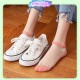 Little B House Korean Socks Daisy Flower Ankle Socks Ultra-thin Transparent Fiber Silk Socks Stokin Daisy - SK11