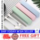 Little B House Portable Dinnerware Stainless Steel Reusable 4pcs Cutlery Set with Case Sudu Garpu Penyepit - KW40