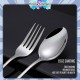 Little B House Portable Dinnerware Stainless Steel Reusable 4pcs Cutlery Set with Case Sudu Garpu Penyepit - KW40