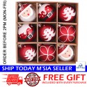 Little B House Christmas Tree Party Hanging Ball Ornaments Party Decorations Hiasan Krismas - XM05
